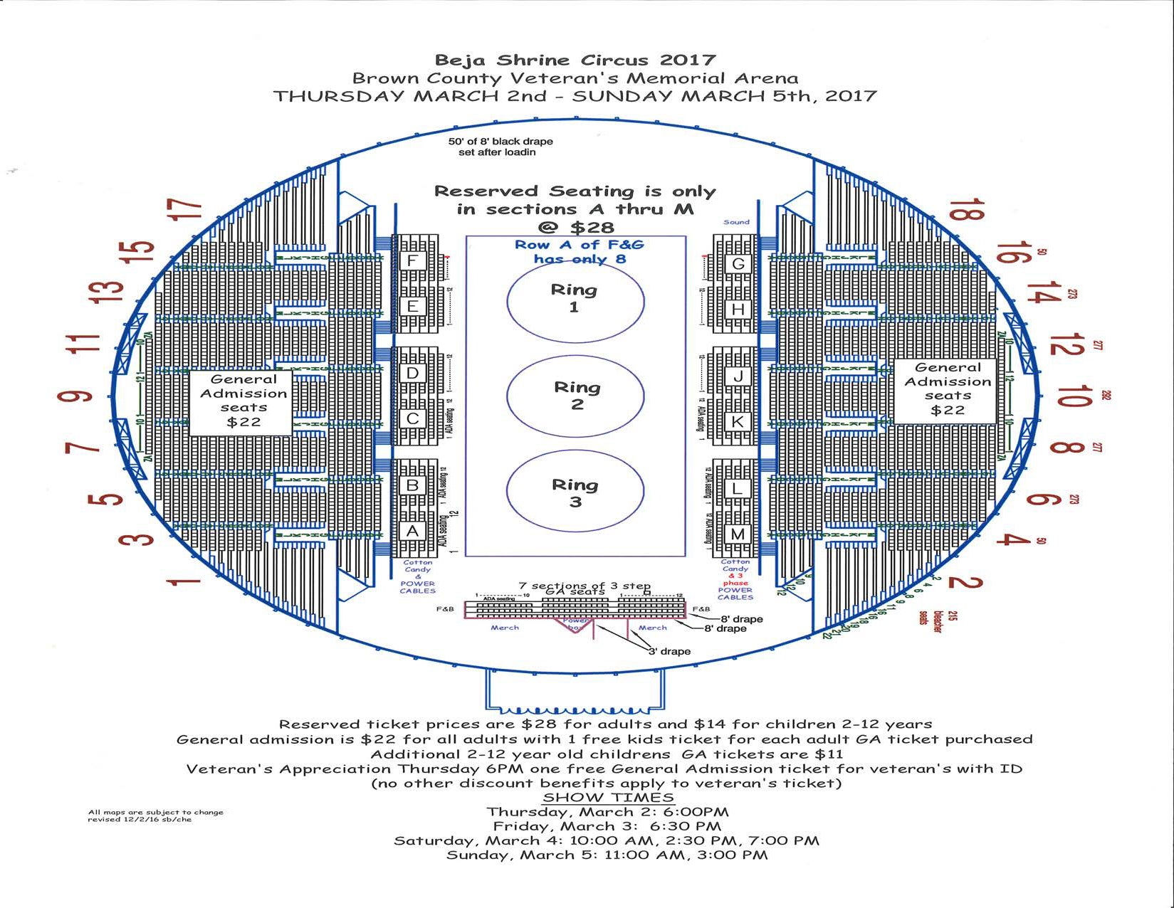 The Shrine Los Angeles Seating Chart