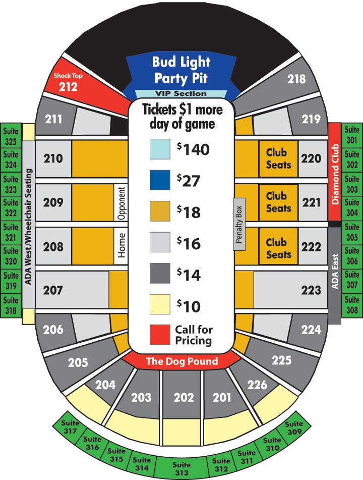 Resch Center Seating Chart With Seat Numbers