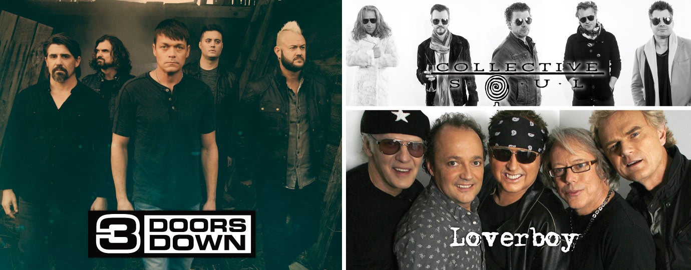 Greenville Lions Presents 3 Doors Down Collective Soul