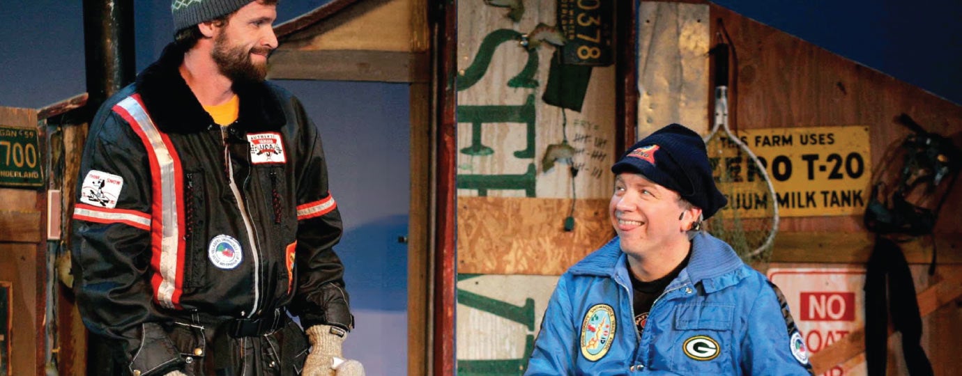 Guys on Ice: The Ice Fishing Musical banner