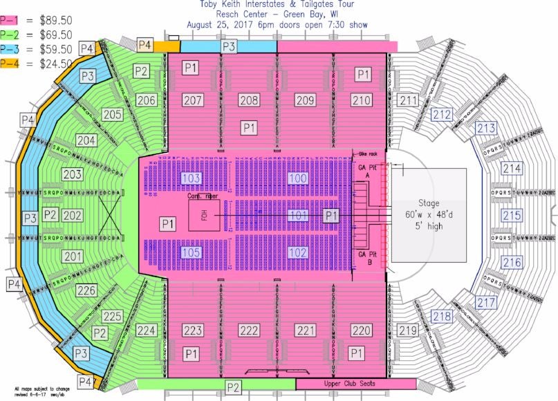 Toby Keith Put In Bay Seating Chart