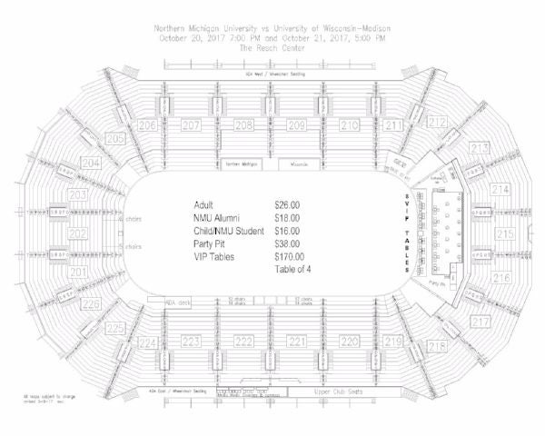 University Of Michigan Seating Chart