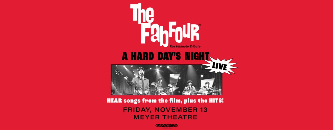 The Fab Four: A Hard Days Night Tour 2026 Banner