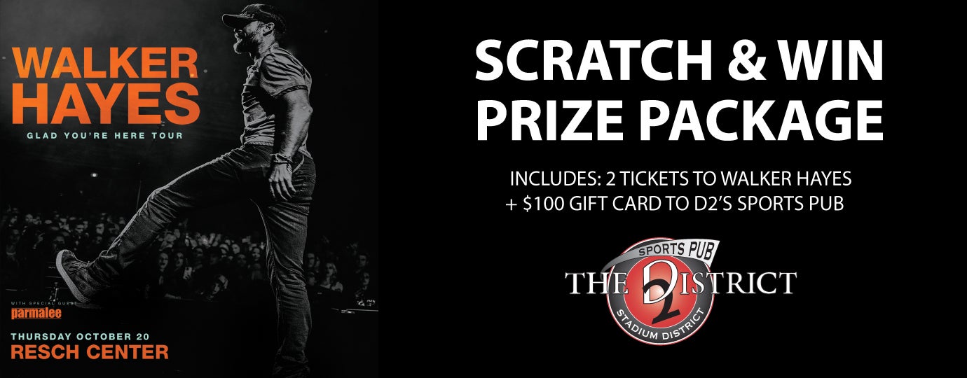 Walker Hayes Scratch & Win Enter your information below to enter the