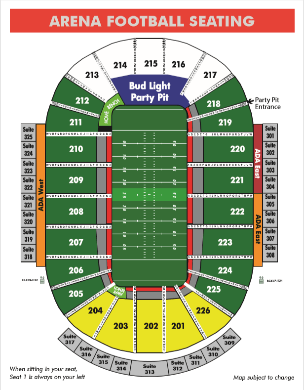 Badger Football Seating Chart