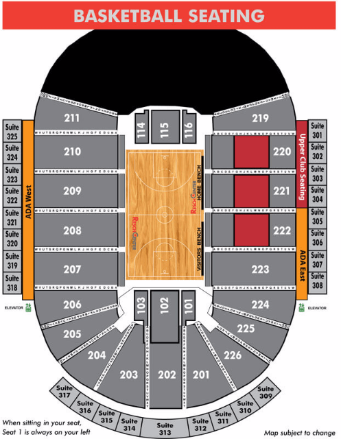 Uw Basketball Seating Chart