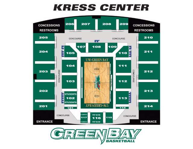 Resch Center Green Bay Wi Seating Chart