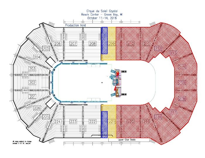 Resch Center Green Bay Seating Chart