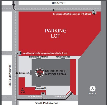 seating maps ticketstar oshkosh arena seating chart