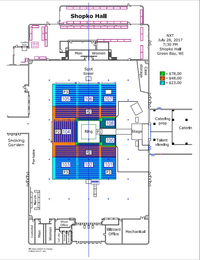 Nxt Seating Chart