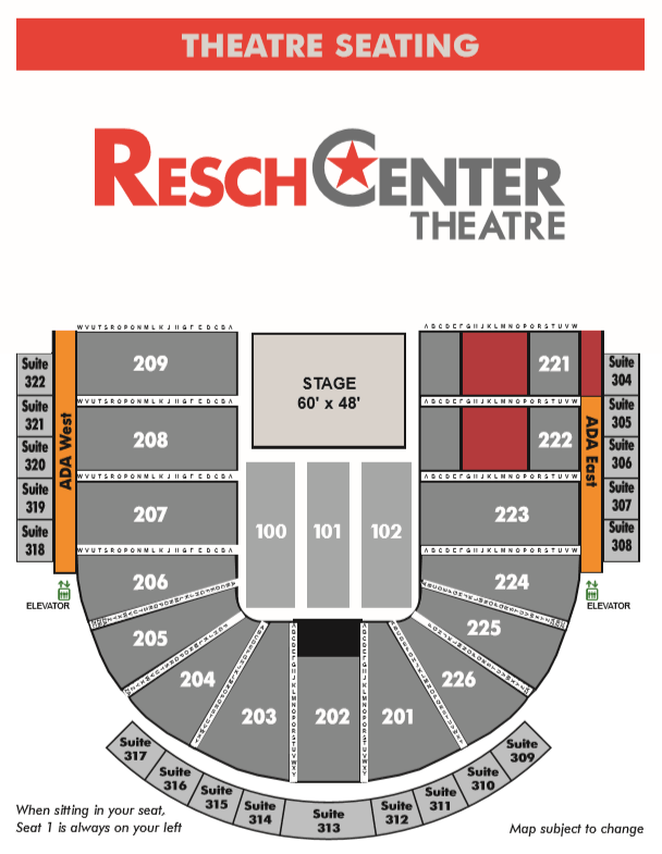 Brown County Arena Seating Chart Green Bay Wi